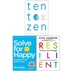 Ten to Zen, Solve for Happy Engineer Your Path to Joy, Resilient 3 Books Collection Set