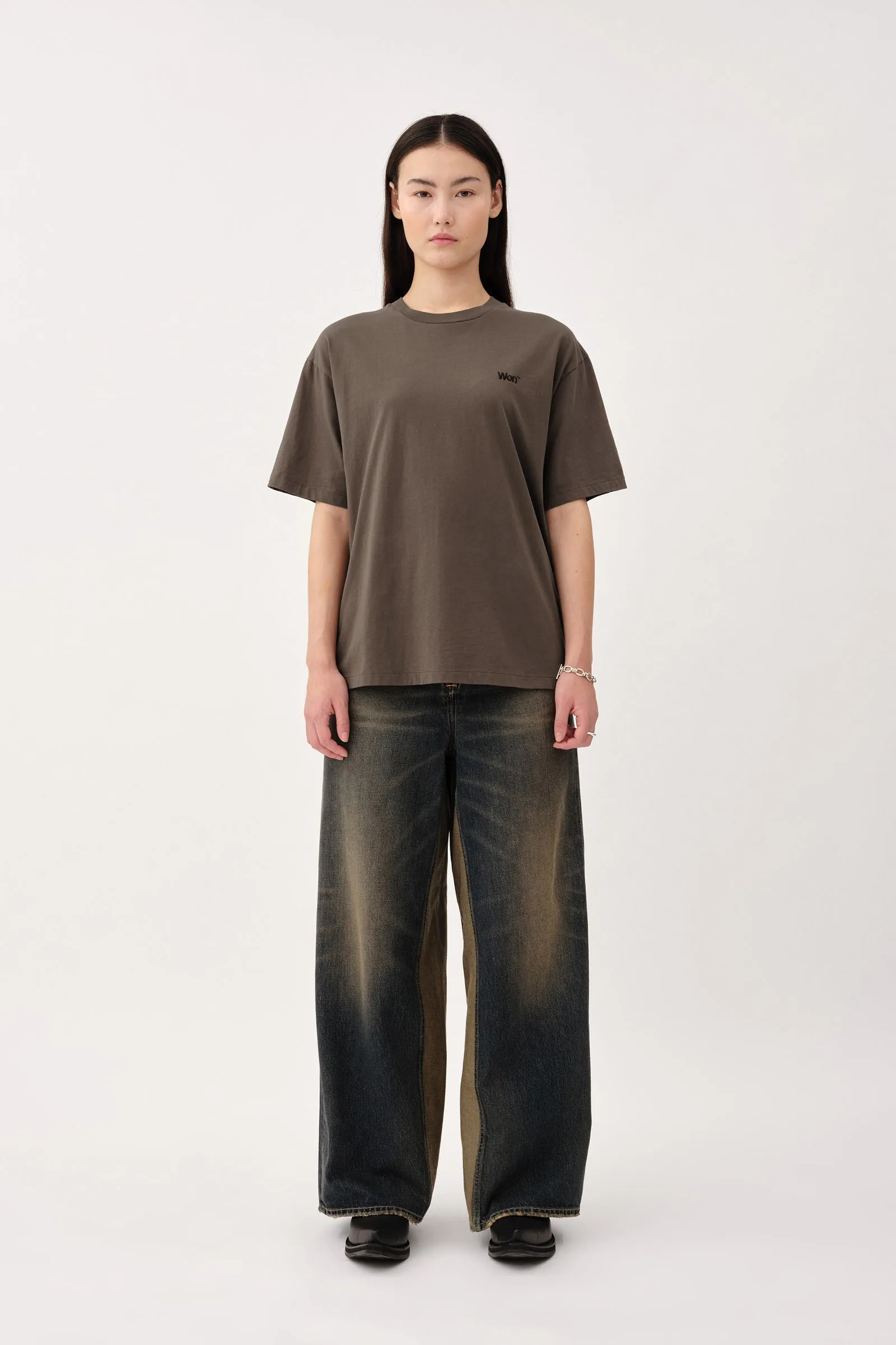 The Staff Tee Embroidery W - Black Olive