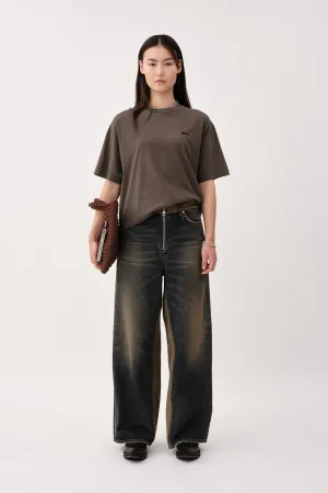 The Staff Tee Embroidery W - Black Olive
