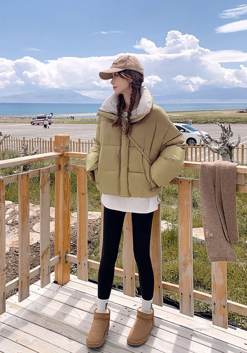 Thickened Quilted Raincoat for Women with Windproof Features