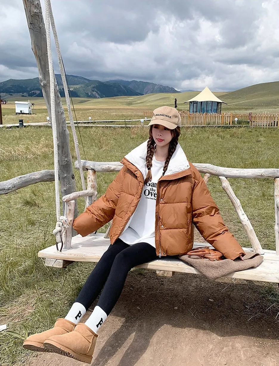 Thickened Quilted Raincoat for Women with Windproof Features