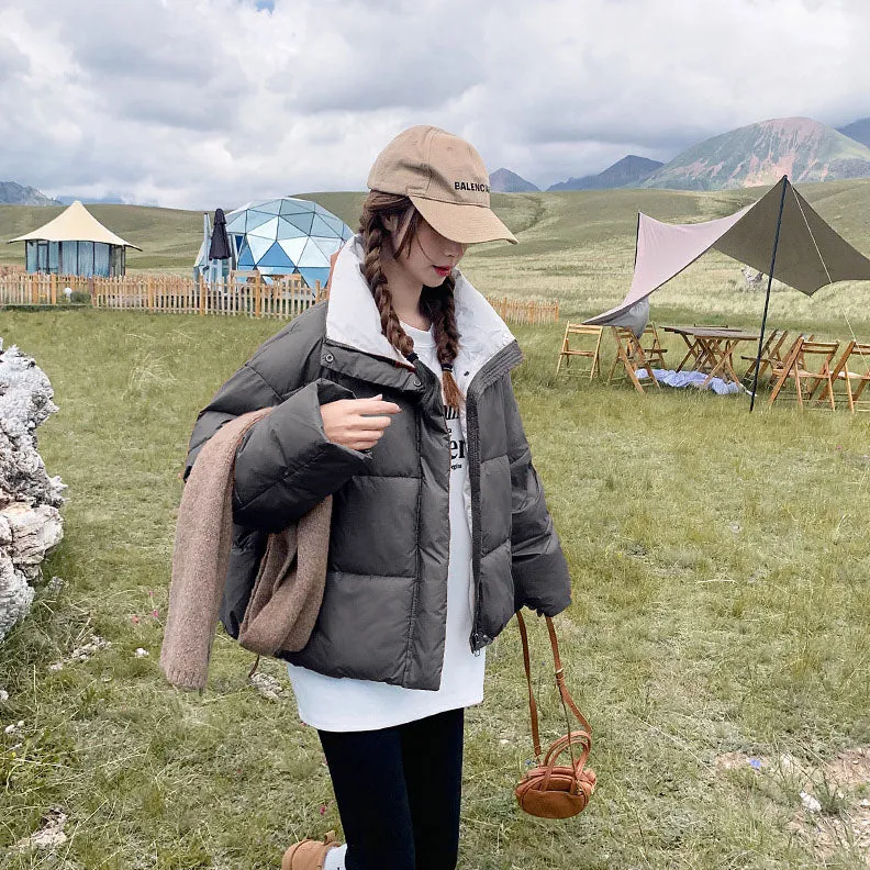 Thickened Quilted Raincoat for Women with Windproof Features