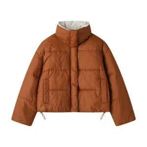 Thickened Quilted Raincoat for Women with Windproof Features