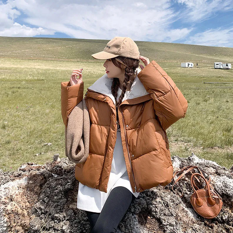 Thickened Quilted Raincoat for Women with Windproof Features