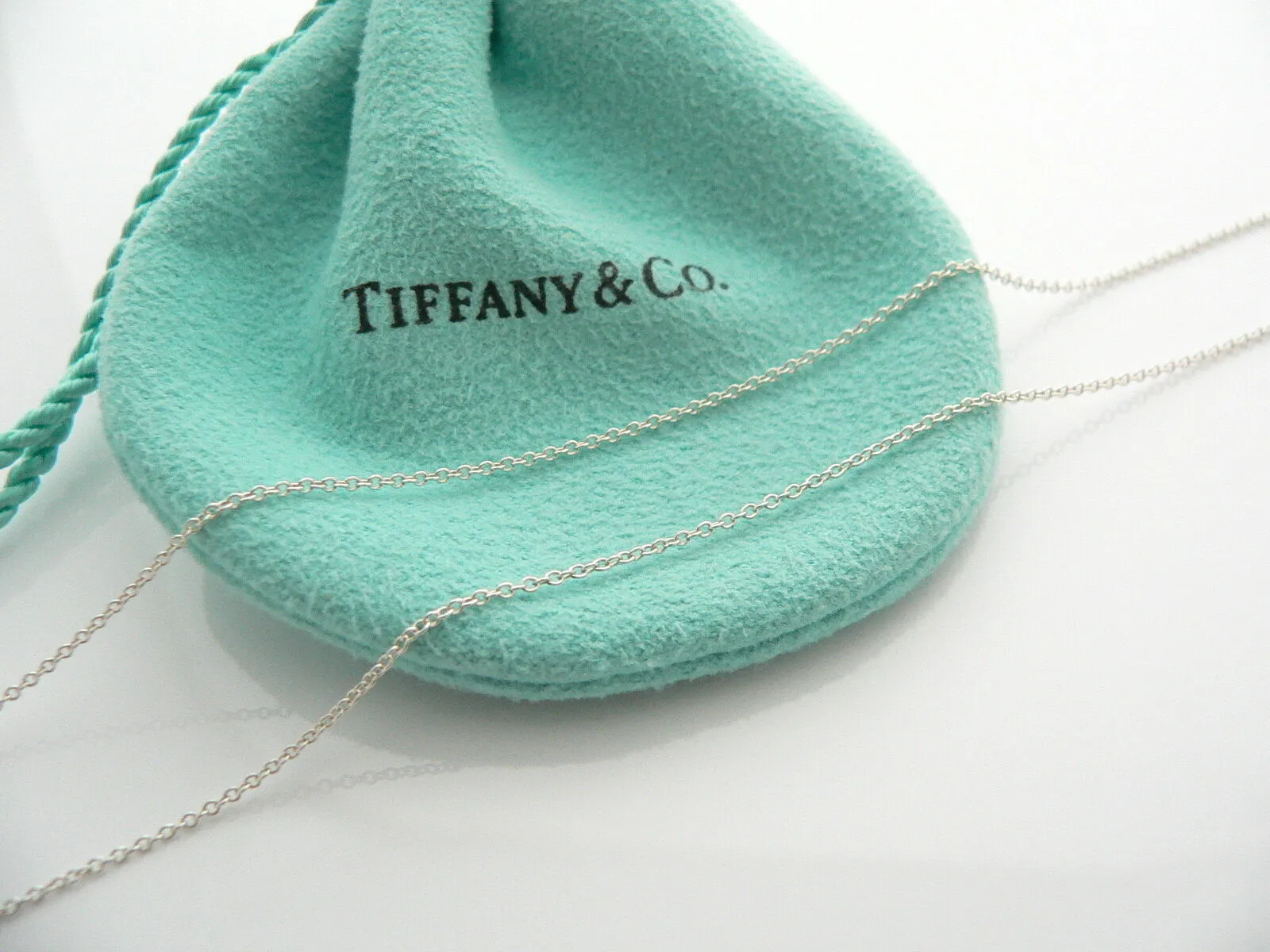 Tiffany & Co Silver 18K Gold Starfish Necklace Ivy Pendant Charm Love Gift Pouch