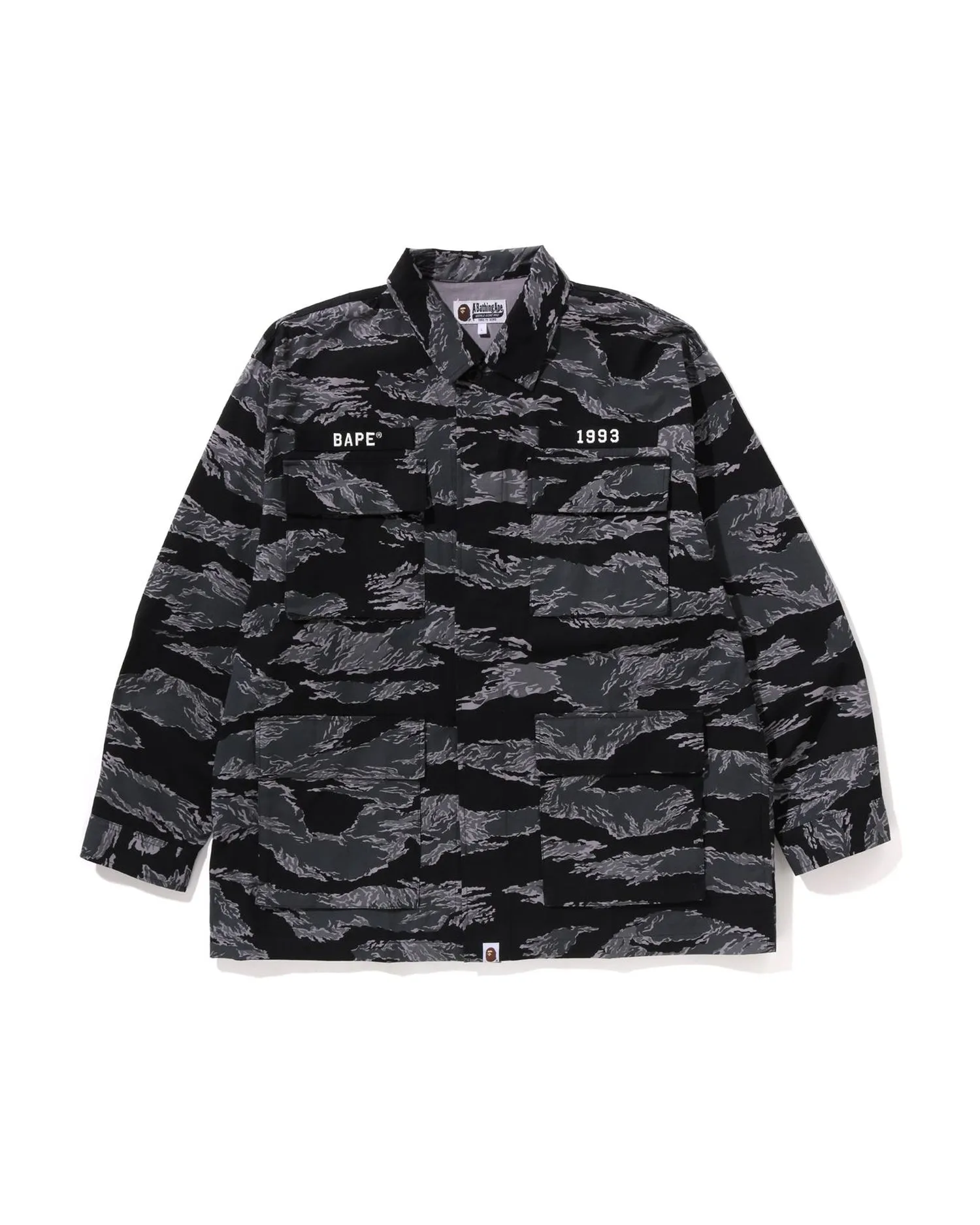 Tiger Camo Relaxed Fit Military Shirt
