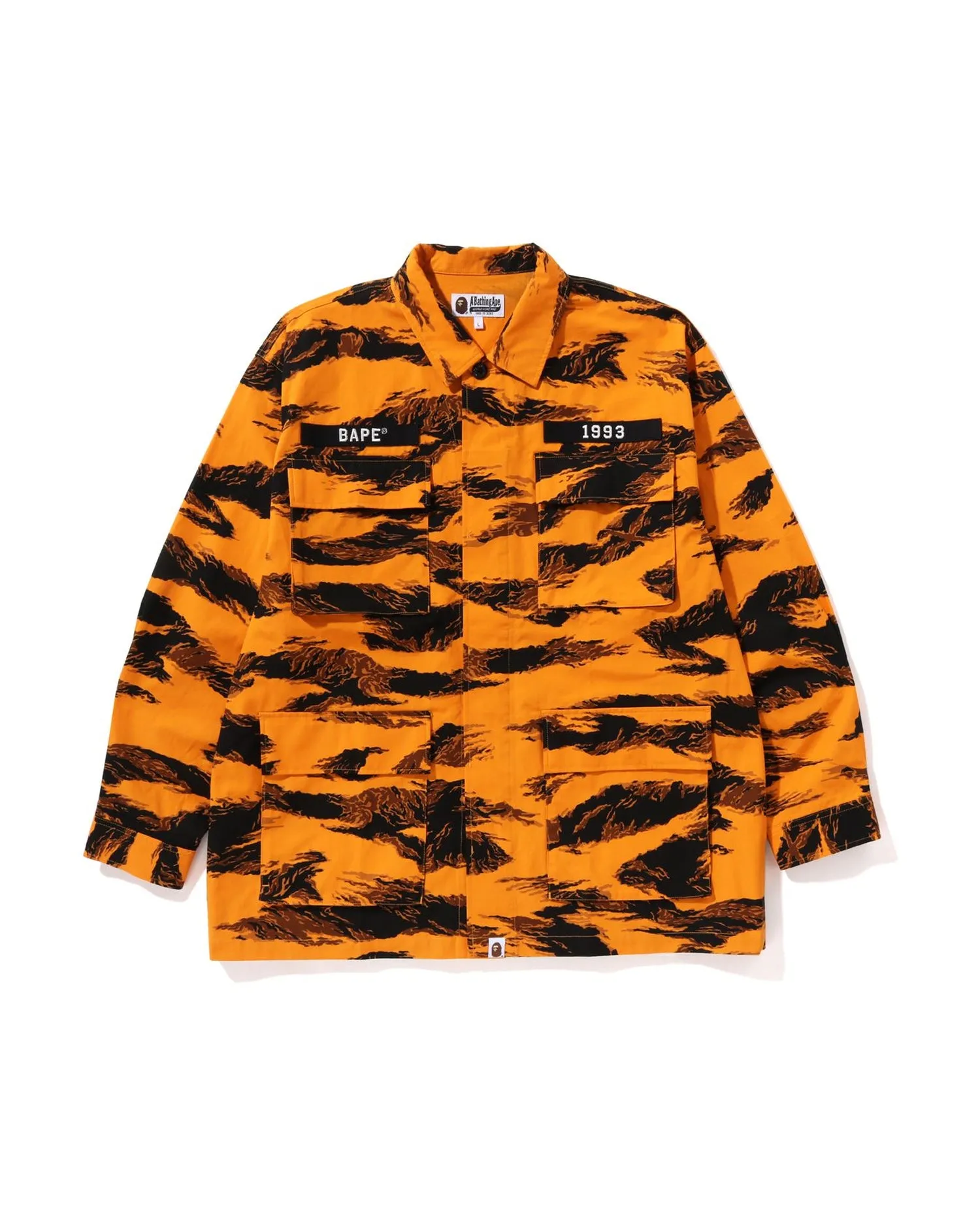 Tiger Camo Relaxed Fit Military Shirt