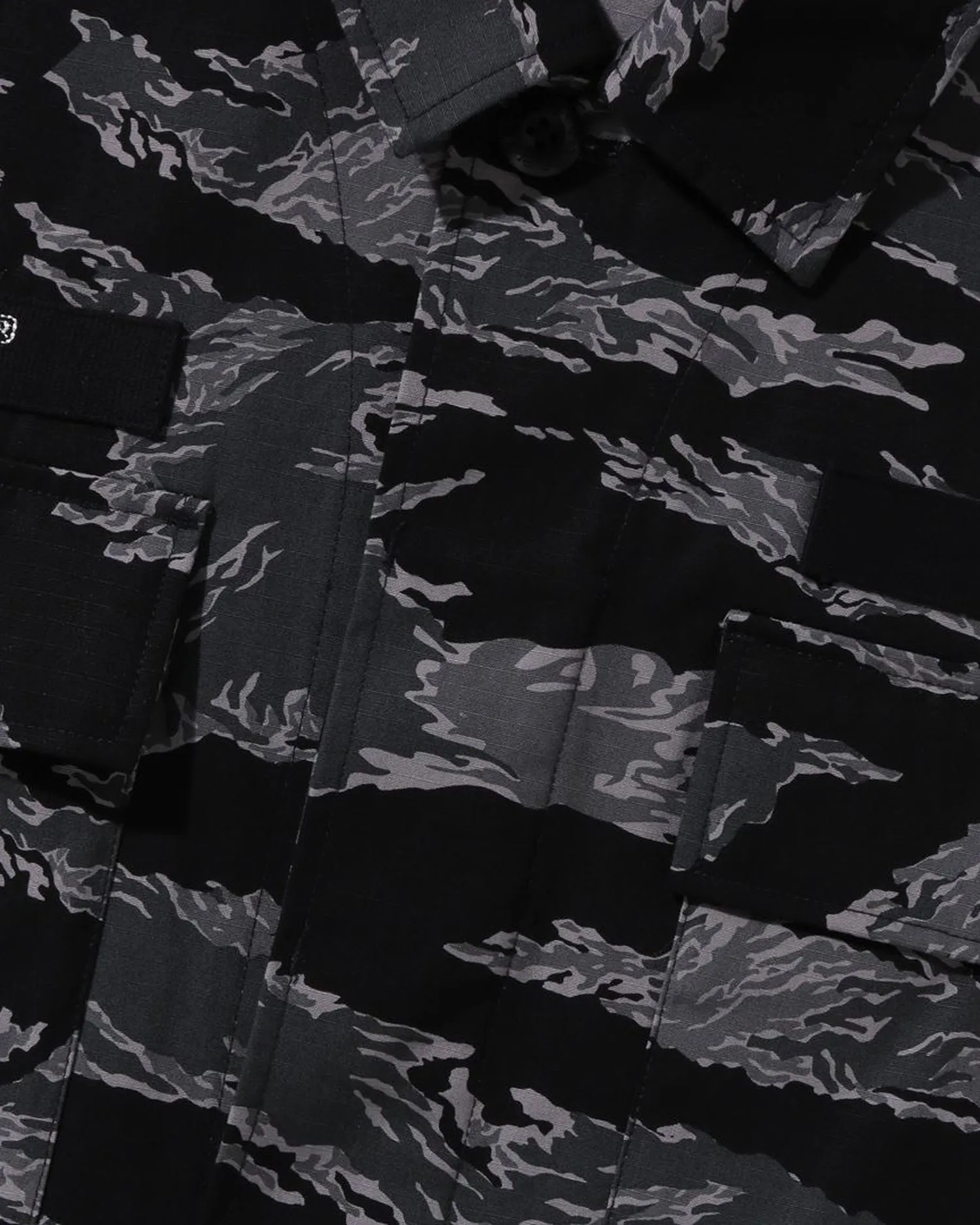 Tiger Camo Relaxed Fit Military Shirt
