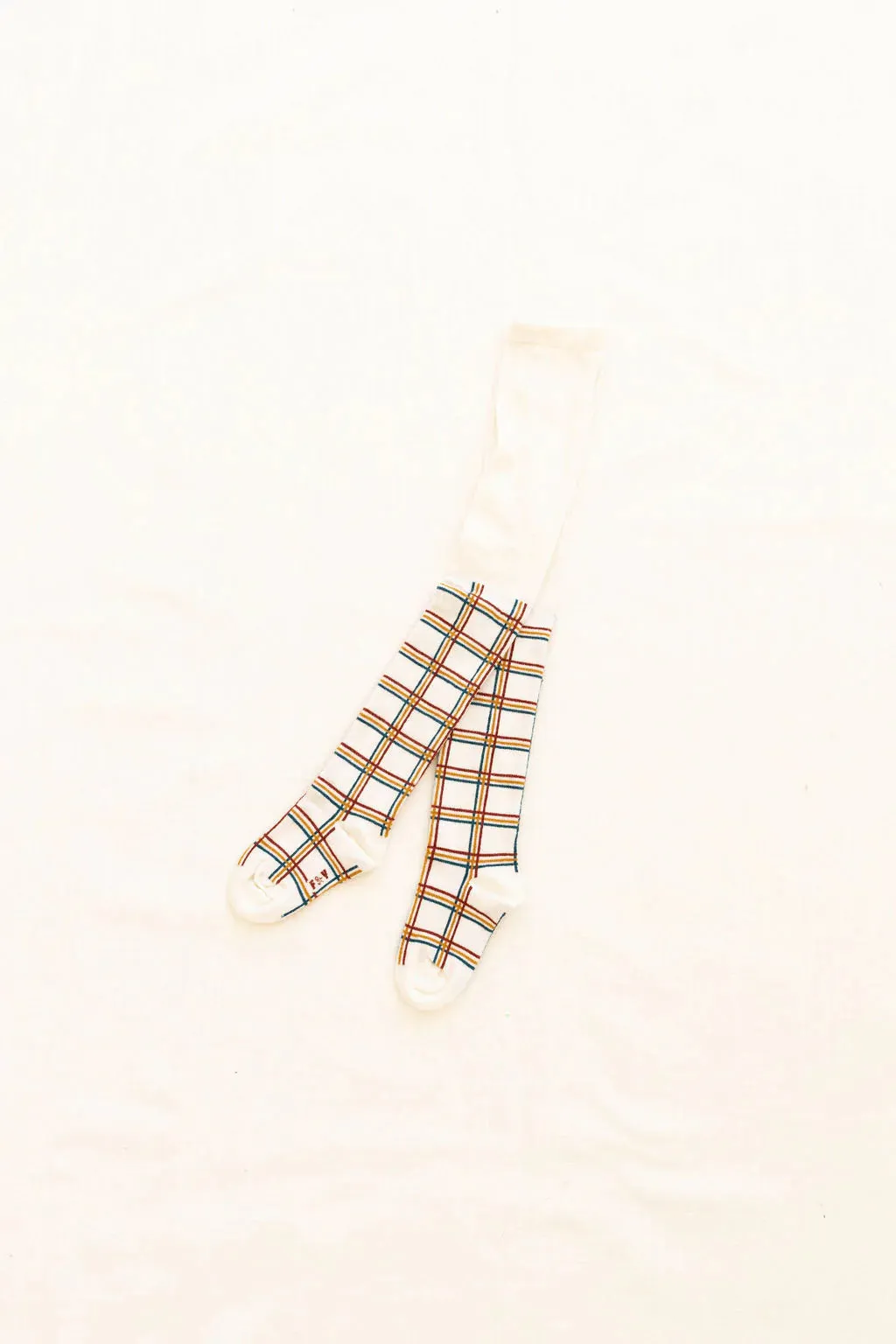 tights | grid print