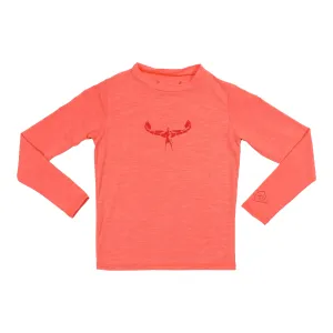 TKS MIAMI KIDS SUNSHIRT LOOSE FIT CORAL UPF 50