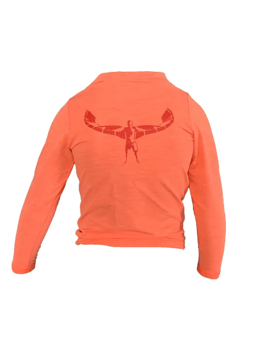 TKS MIAMI KIDS SUNSHIRT LOOSE FIT CORAL UPF 50