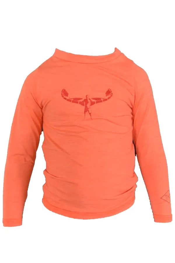 TKS MIAMI KIDS SUNSHIRT LOOSE FIT CORAL UPF 50