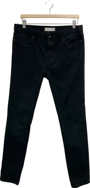Topman Black Stretch Skinny Jeans W32