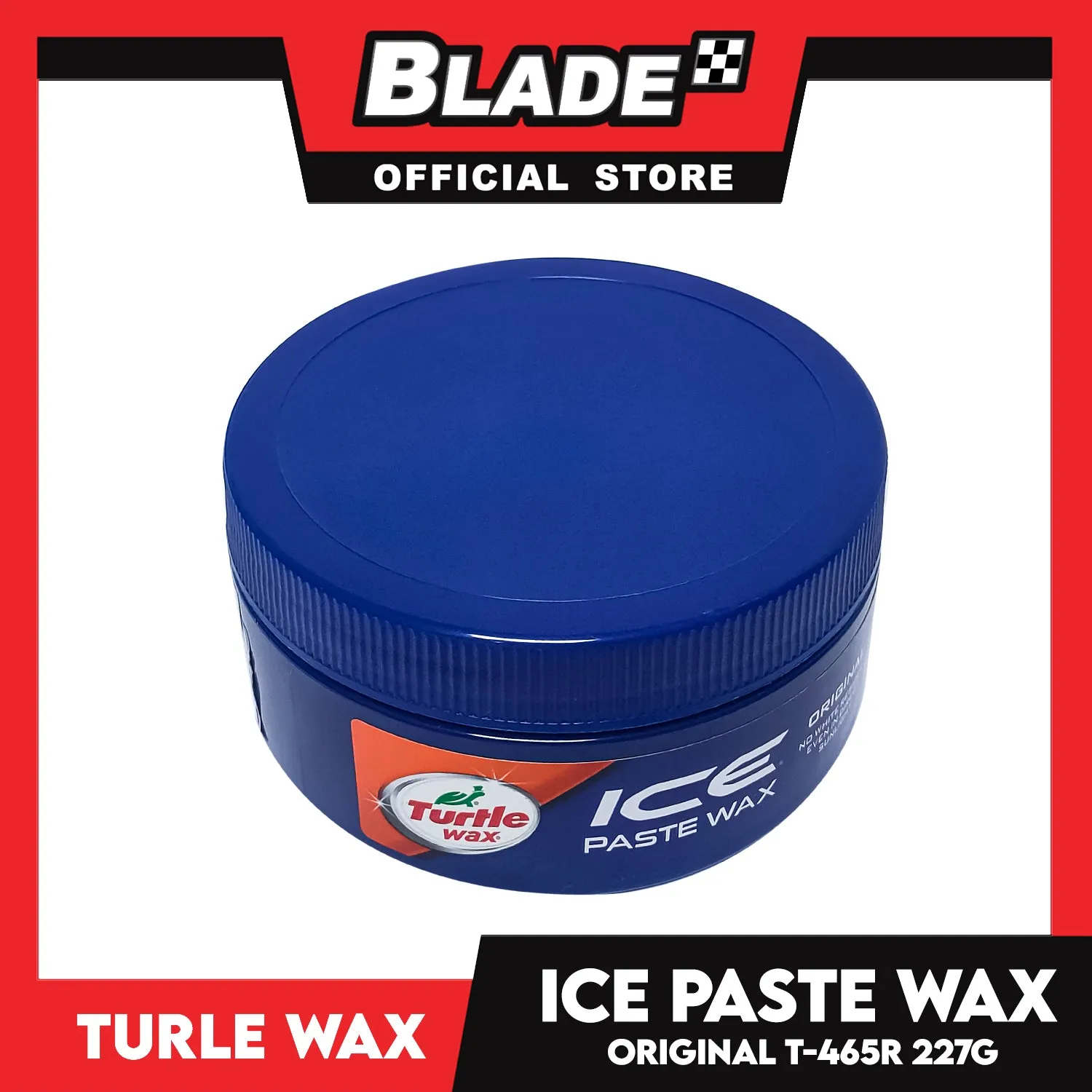 Turtle Wax Ice Paste Wax Original Car Care T-465R 227 grams