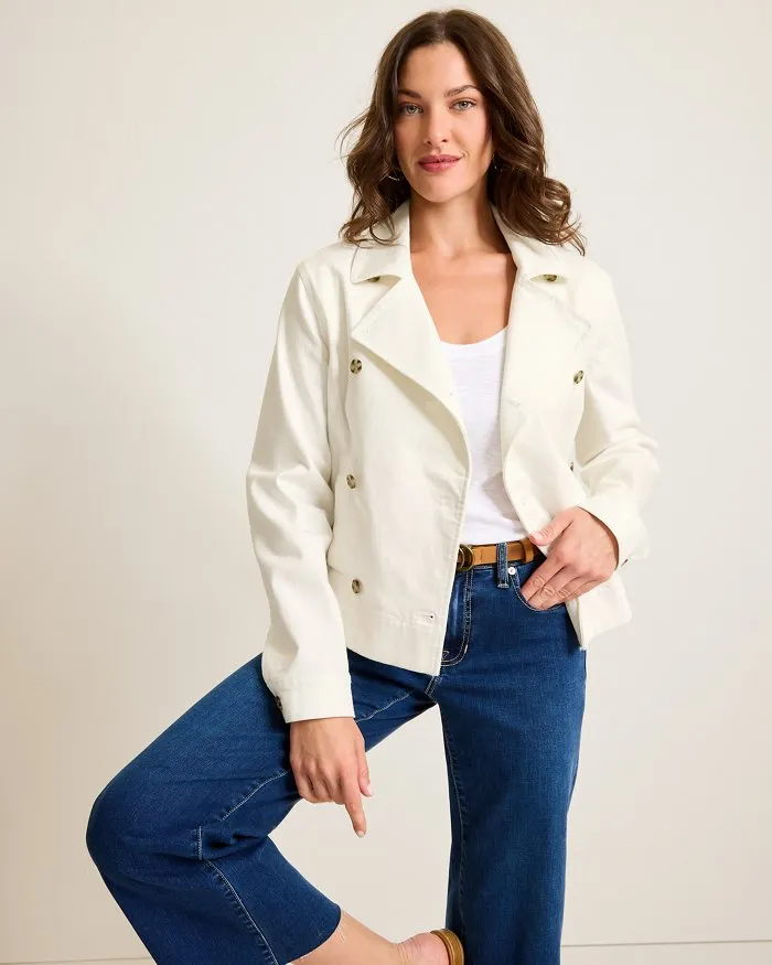 Twill Peacoat