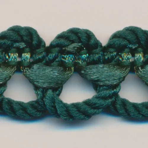 Twist Satin Braid #39 Dark Green
