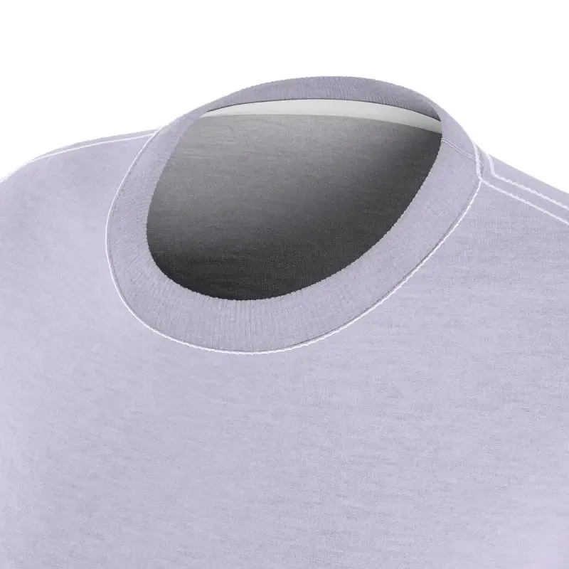 Unleash Bold Style with Purple Flowers Polyester Tee