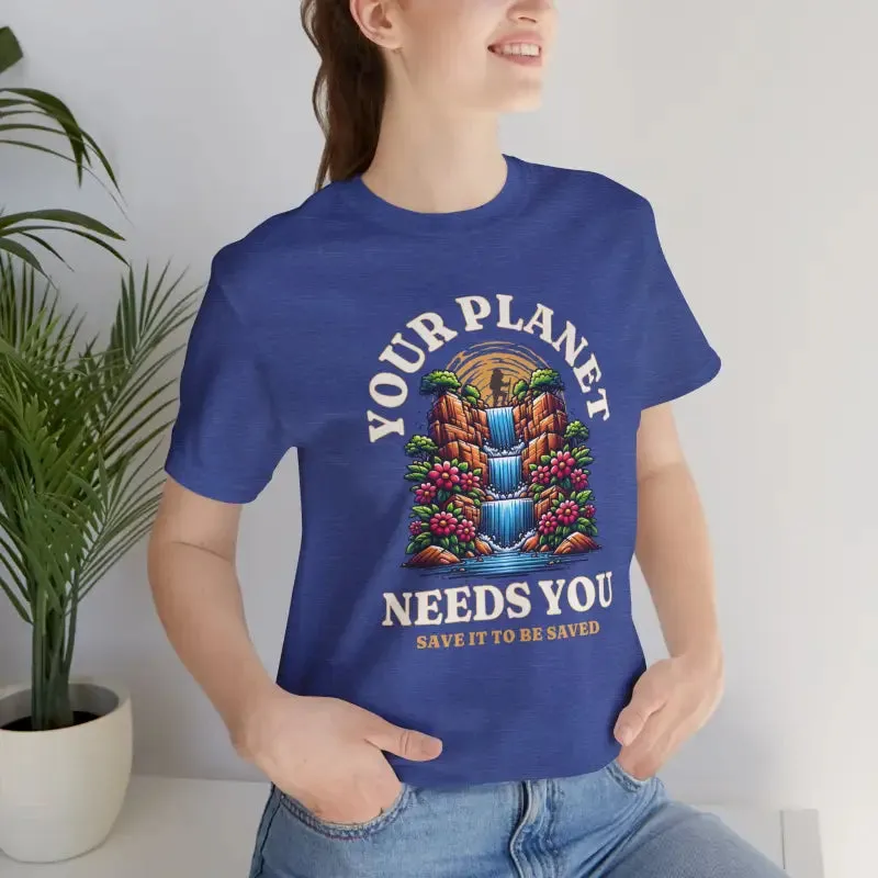 Upgrade with Classic Unisex Jersey Soft Cotton Tee