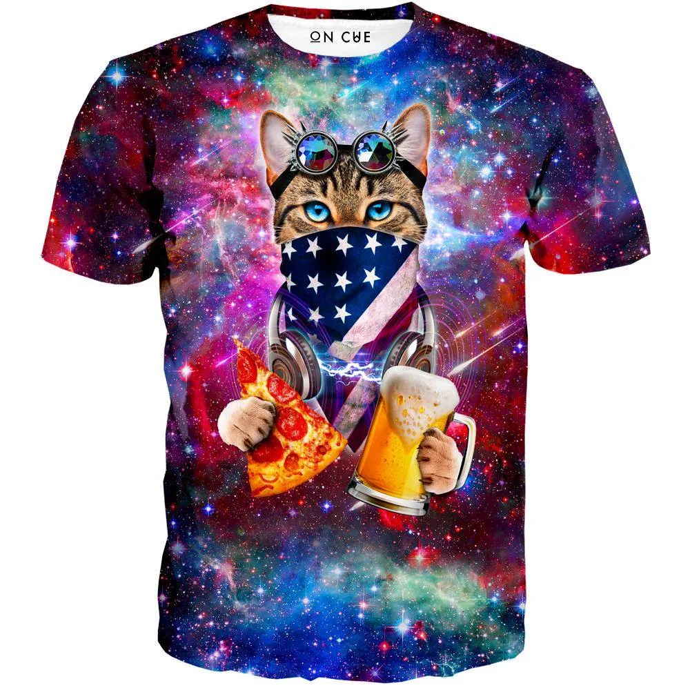 USA Rave Cat T-Shirt