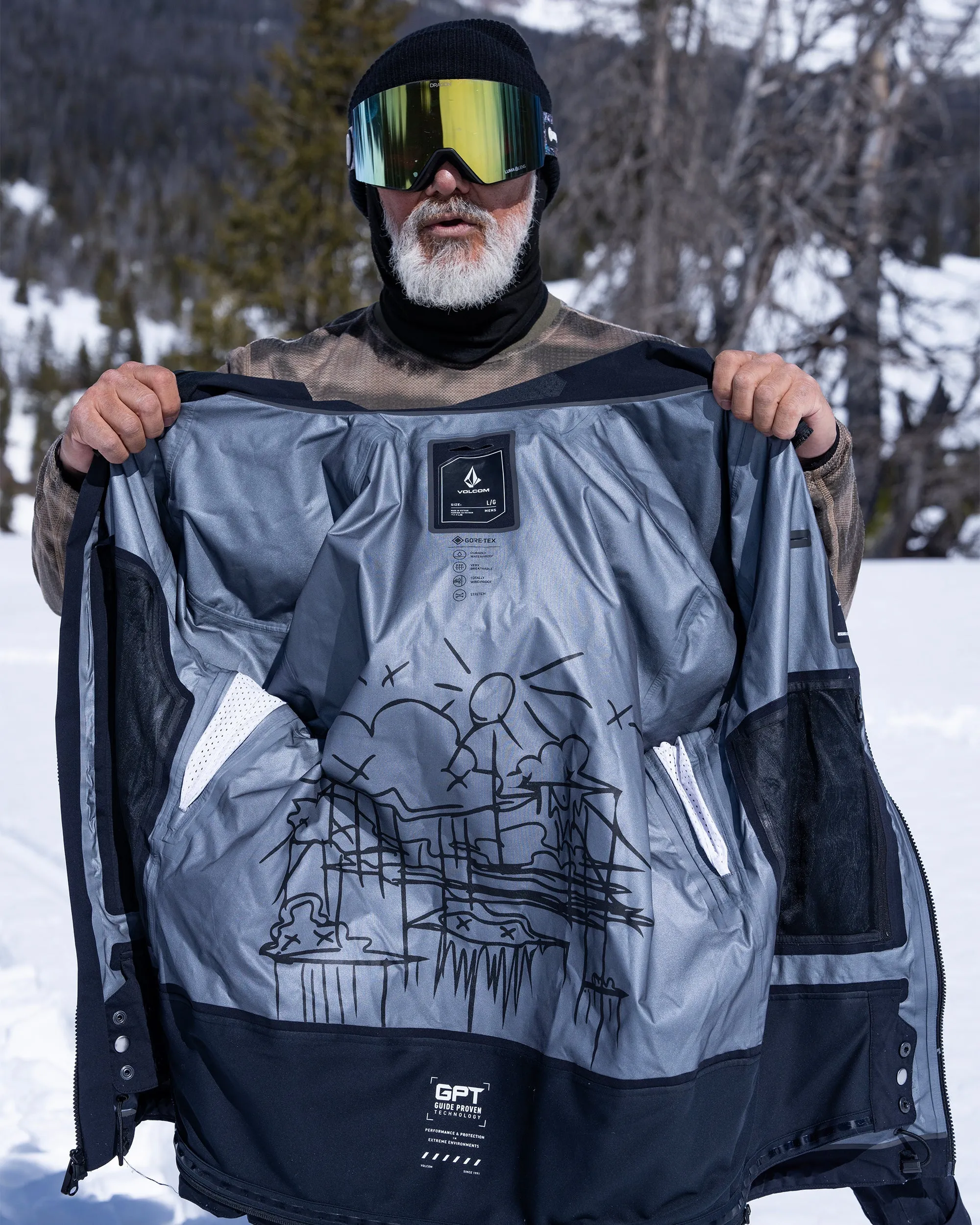 Veste Guch Stretch Gore-Tex - Agave