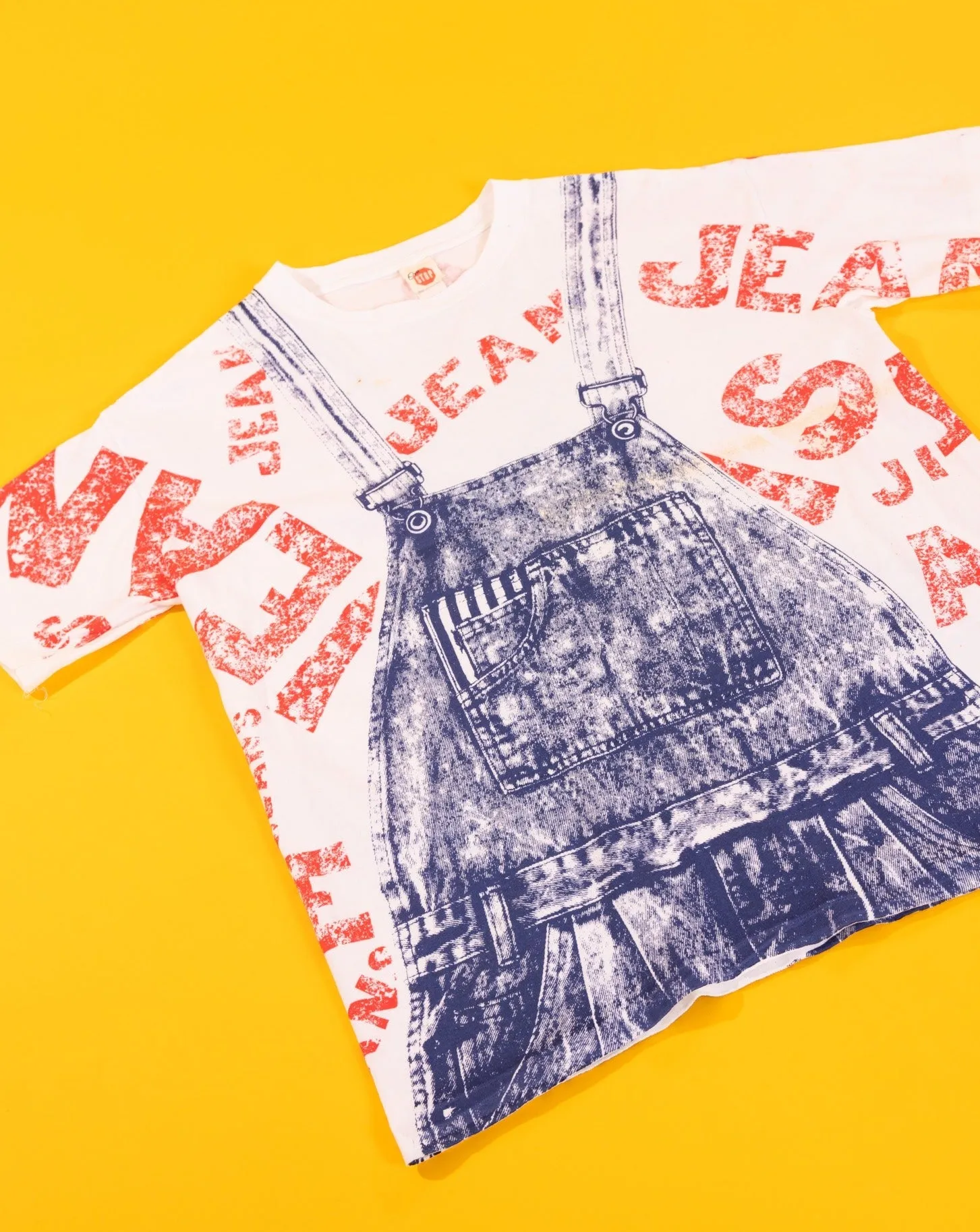 Vintage 90s Overall Jeans T-shirt
