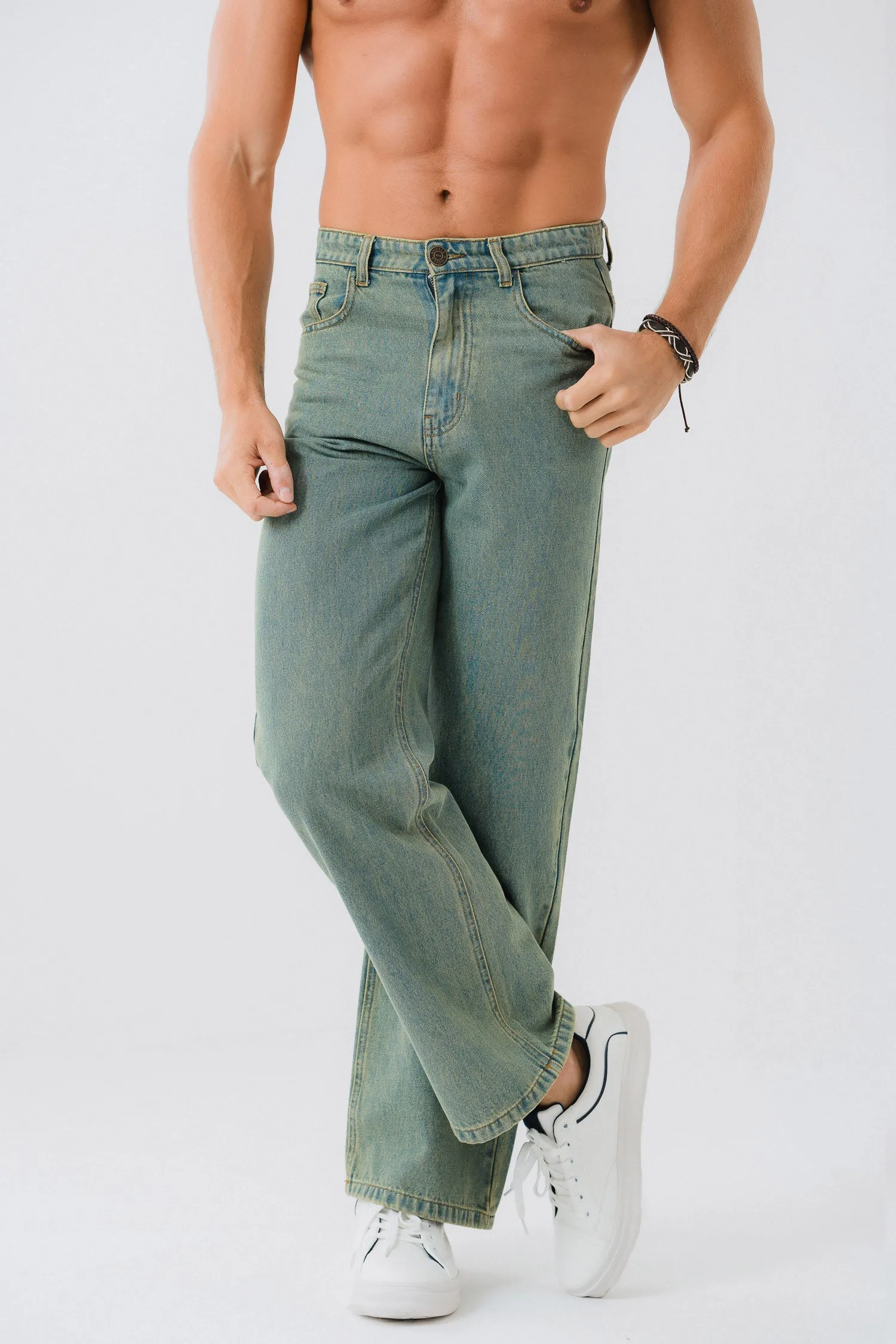 Vintage Blue Denim Jeans