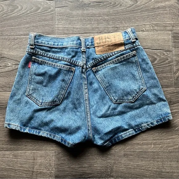Vintage Blue Denim Shorts