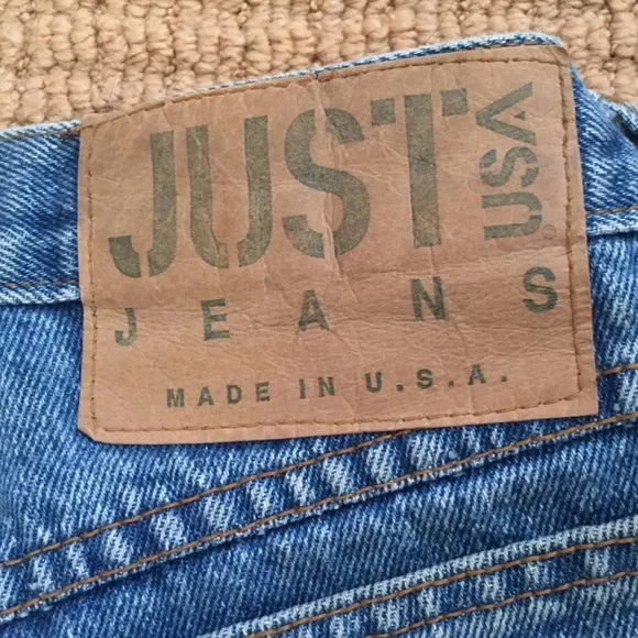 Vintage Blue Denim Shorts