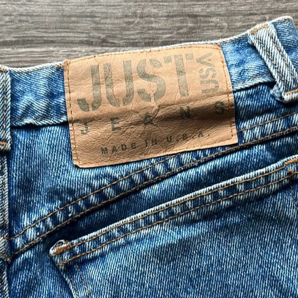 Vintage Blue Denim Shorts