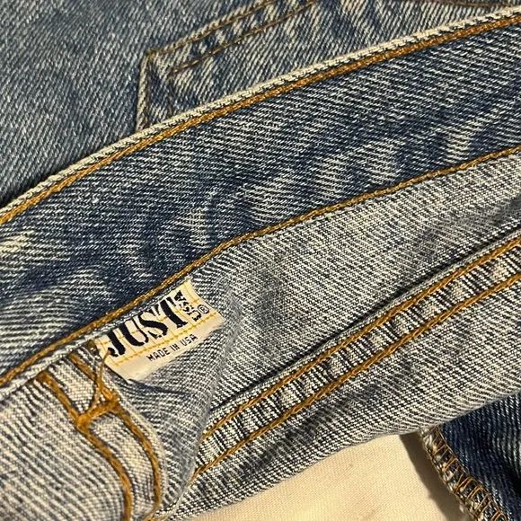 Vintage Blue Denim Shorts
