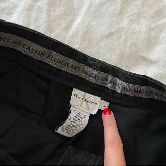 Vintage Calvin Klein Jeans 100% Cotton Black‎ Shorts