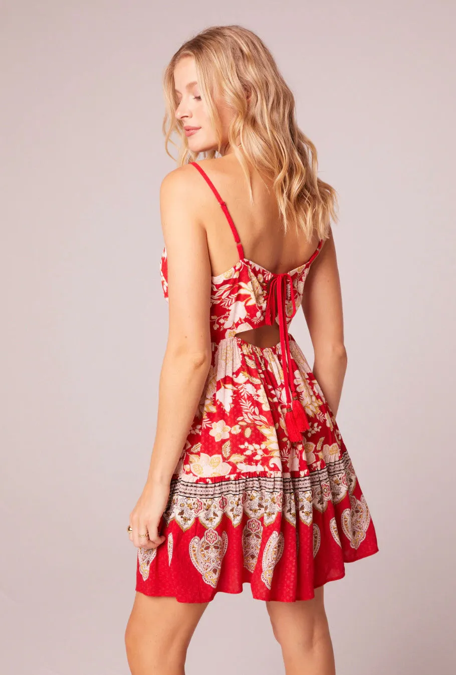 Vintage Luau Mini Dress