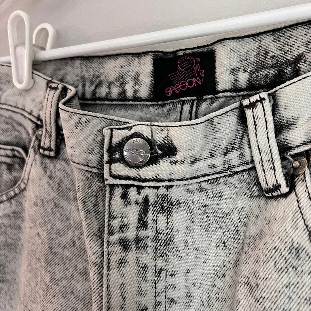 Vintage Sasson Acid Wash Jeans