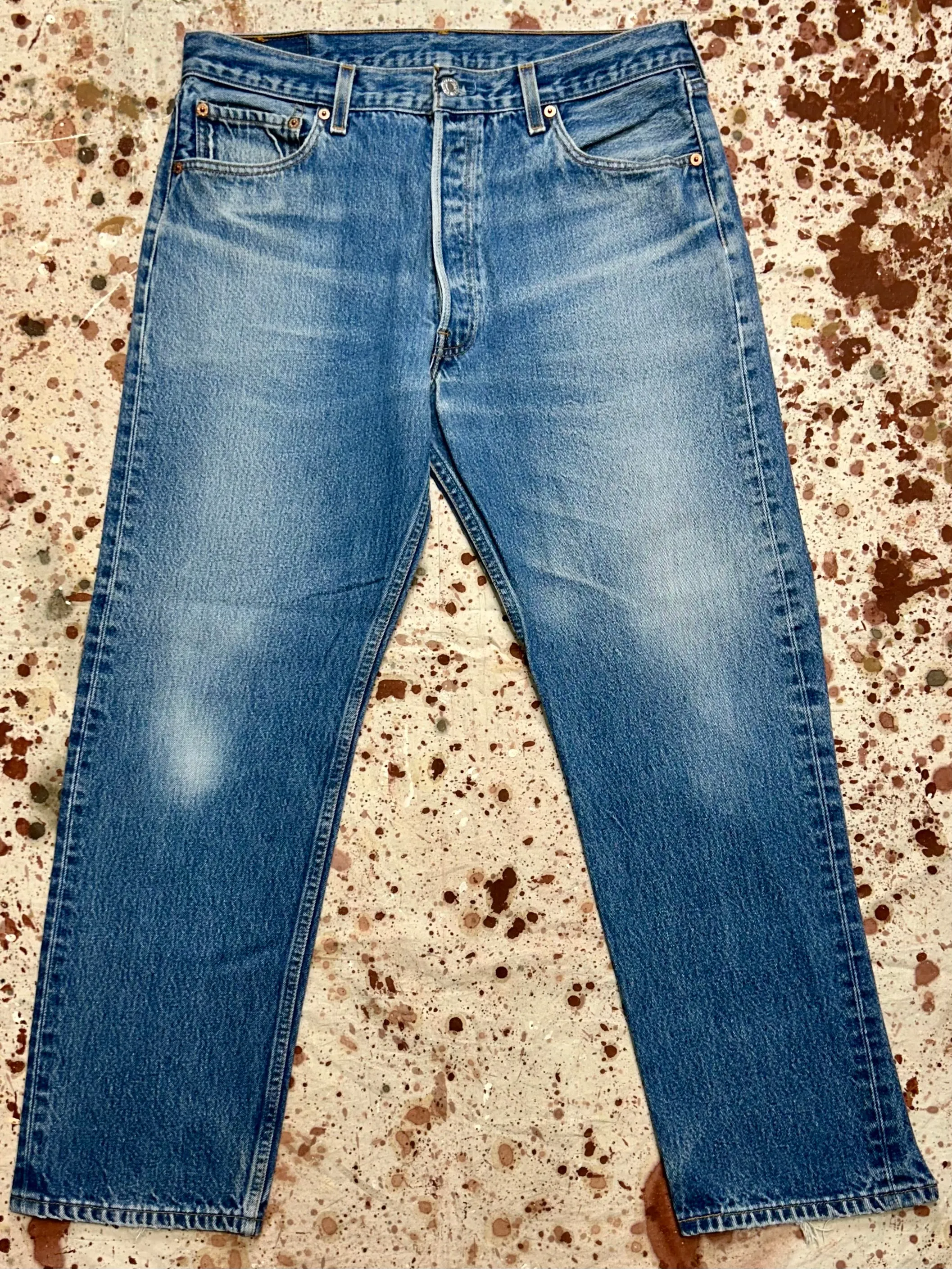 Vintage USA Levi's 501 Great Wash Denim Jeans (JYJ1024-347)