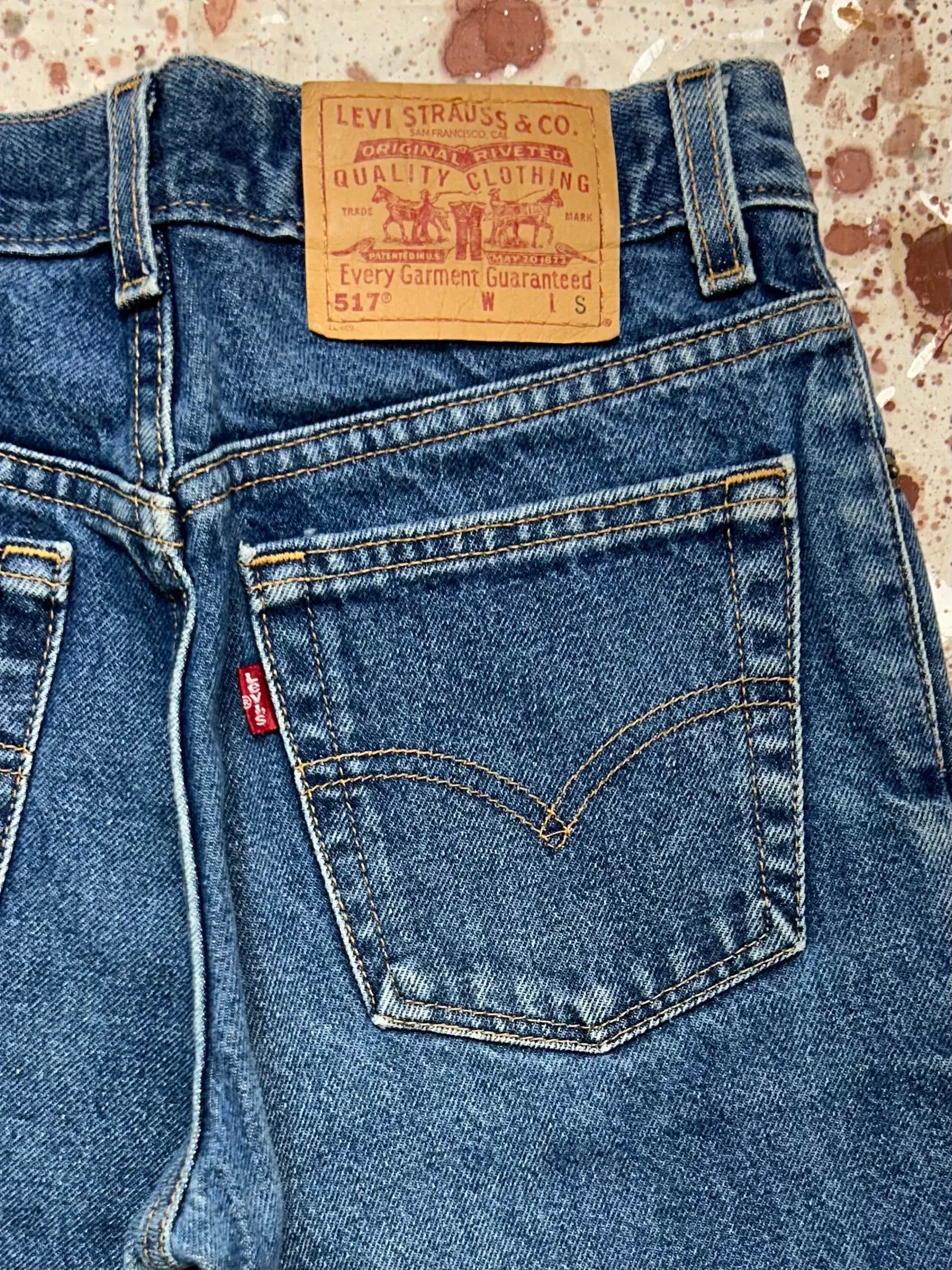 Vintage USA Levi's 517 Super Wash Denim Jeans (JYJ1124-359)