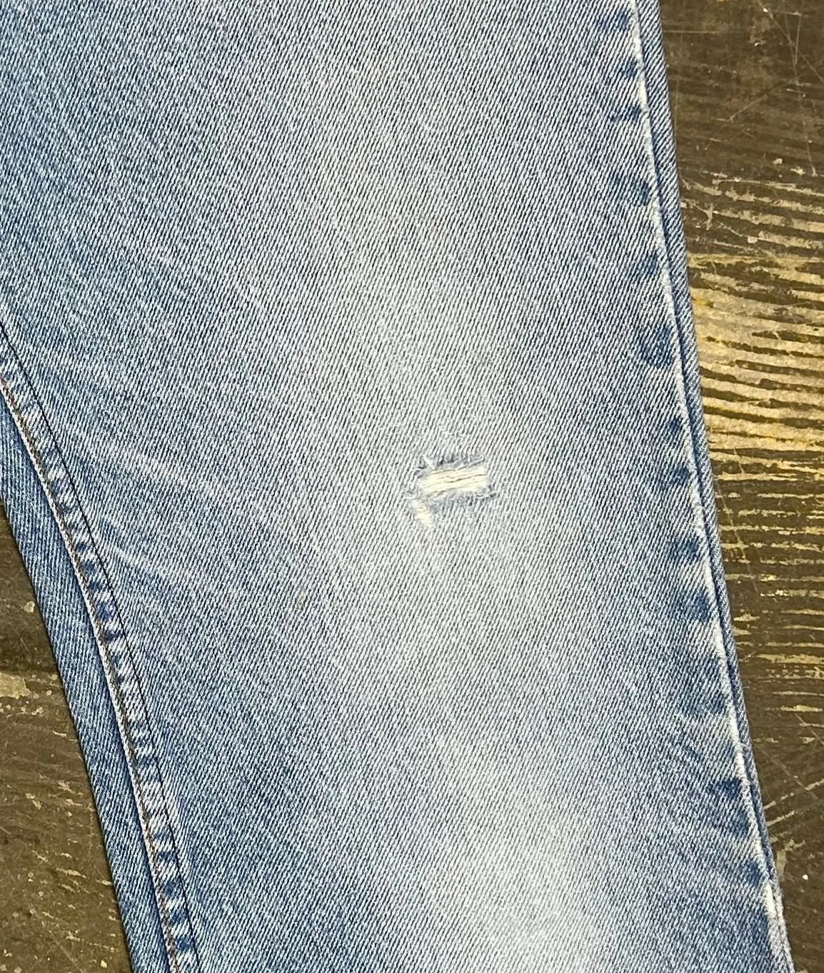 Vintage USA Made Levi 517 Orange Tab Premium Wash Denim Jeans -Busted Cuff (JYJ0124-026)