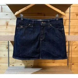 Vintage y2k Calvin Klein jeans denim darkwash mini skirt