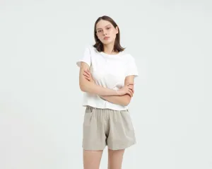 White Airy Bamboo Everyday T-Shirt