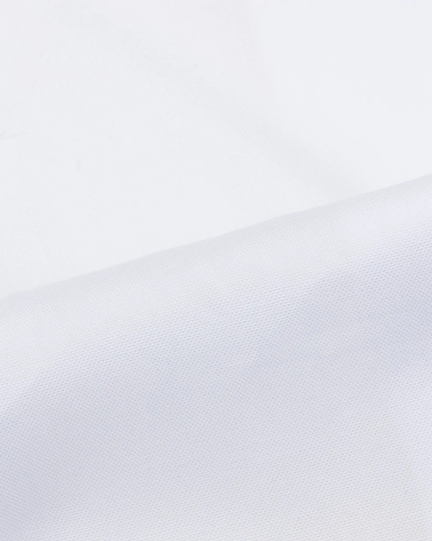 White Pinpoint Spread Collar Shirt