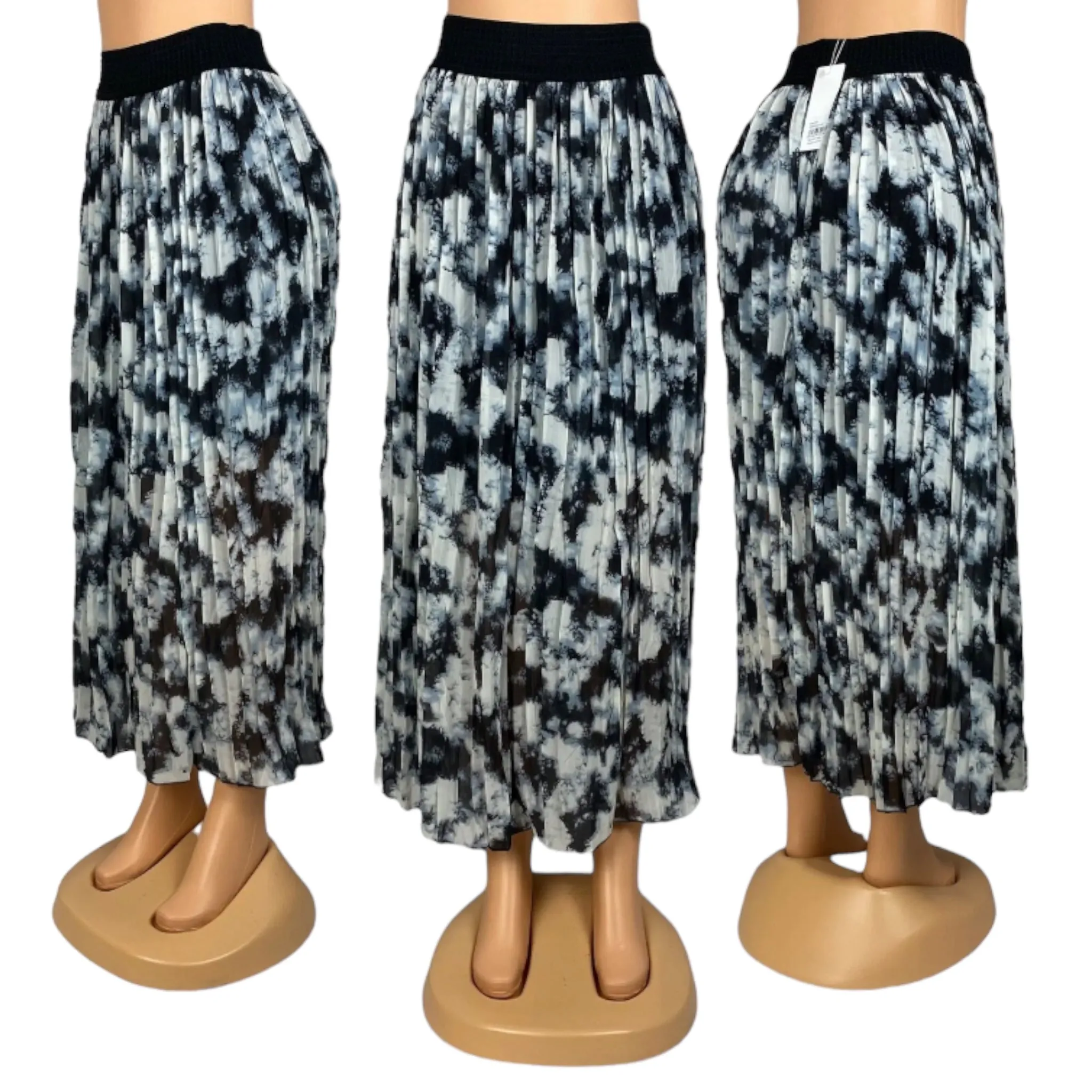 Women's Floral Print Summer Ankle Length Skirt