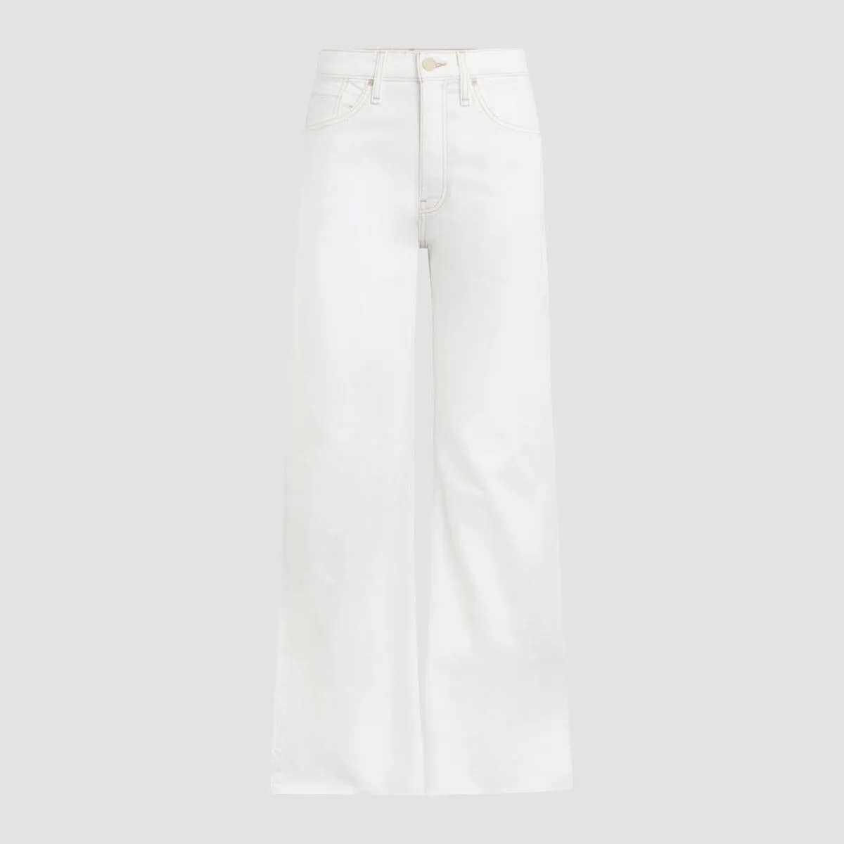 Women's High Waist Flare Cut Jeans - White