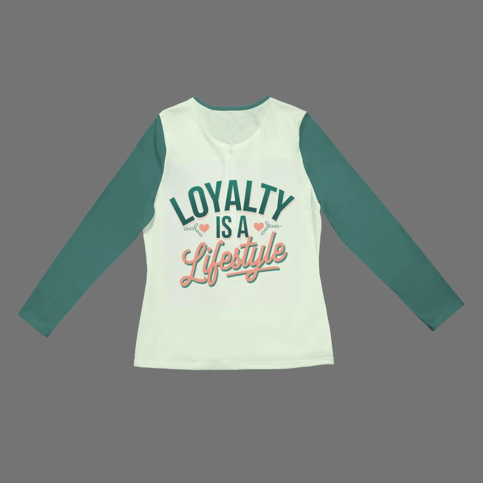 Women's Long Sleeve Zip Front T-Shirt