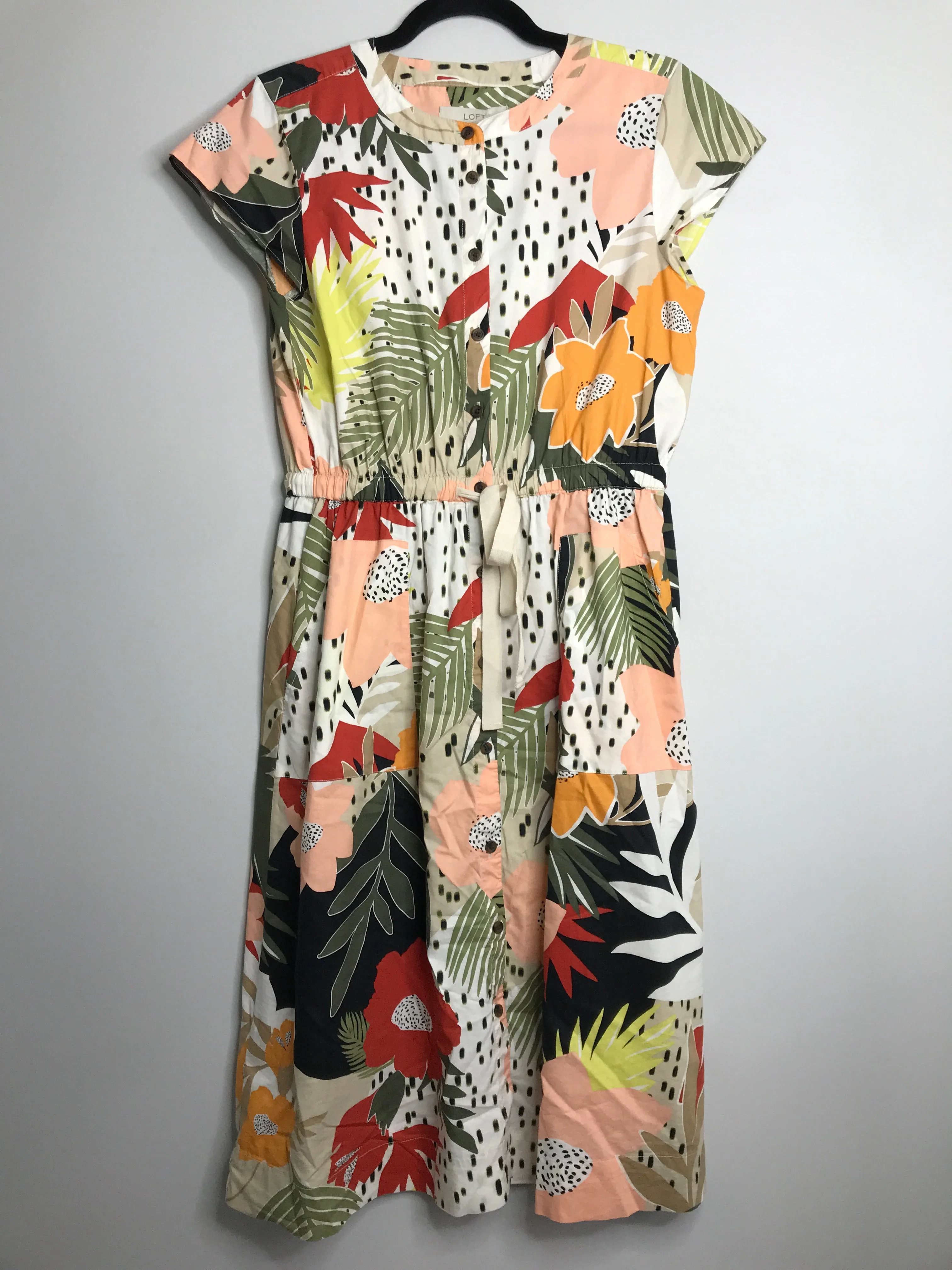 Womens Size 2 Misses Green Loft Dress