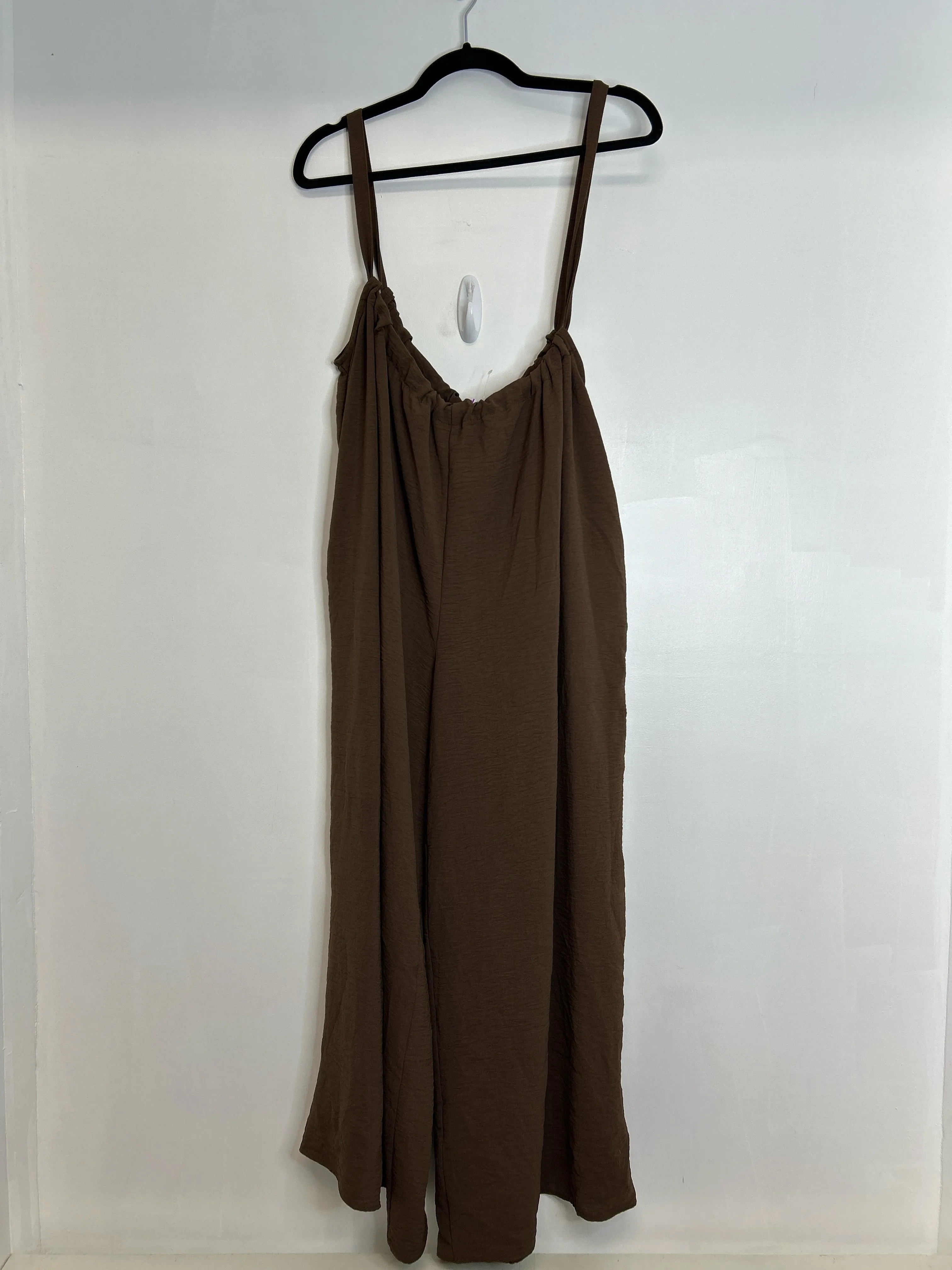 Womens Size 3XL Misses Brown First Love Romper