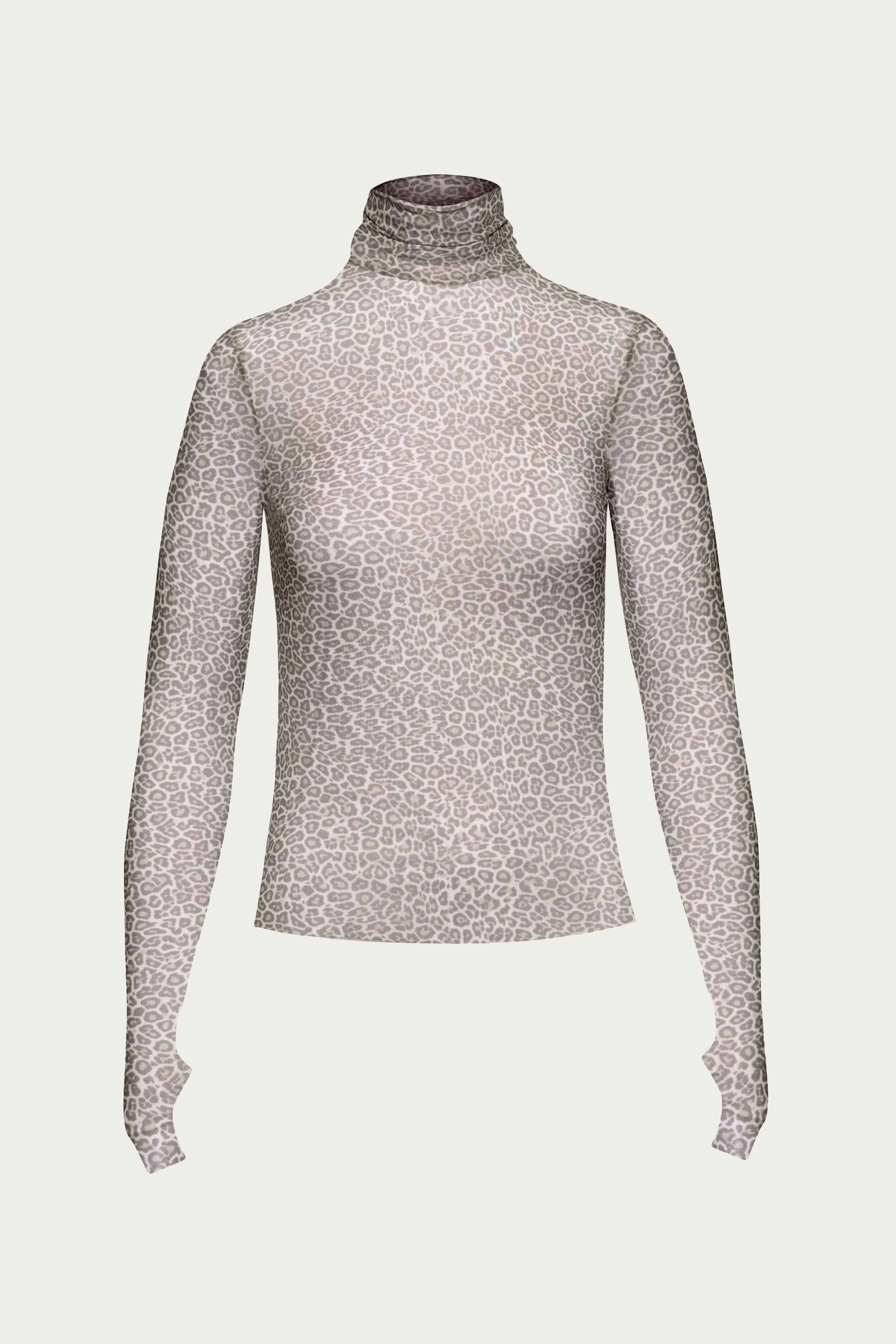 ZADIE POWER MESH TURTLENECK TOP